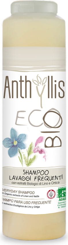 Shampoing quotidien aux extraits de lin et d'ortie eco 250 ml - ANTHYLLIS