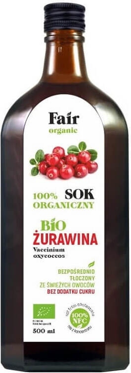 Jus de Canneberge NFC BIO 500 ml - BIO ÉQUITABLE