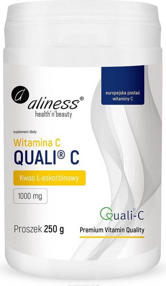 Vitamine C quali C L acide - Poudre ascorbique 1000mg 250g ALINESS