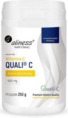 Vitamine C quali C L acide - Poudre ascorbique 1000mg 250g ALINESS