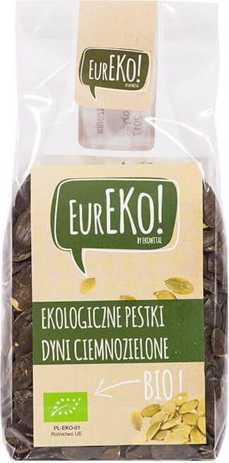 Graines de courge vert foncé BIO 150 g EUREKO