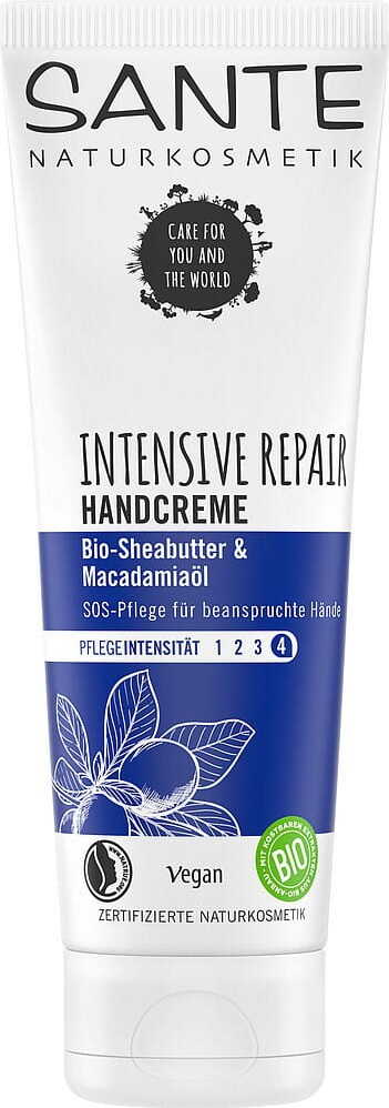 Crème mains réparatrice intensive beurre de karité et huile de macadamia éco 75 ml - SANTE