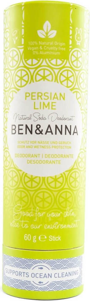 Déodorant stick citron vert de Perse 60 g - BEN & ANNA