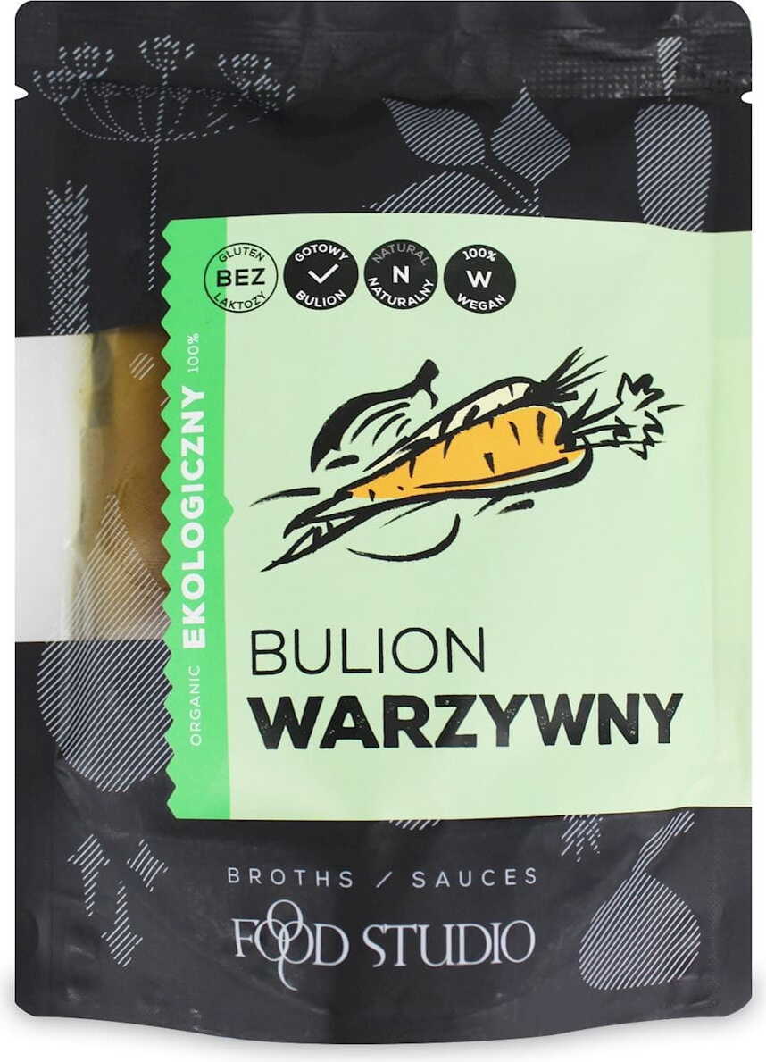 Bouillon liquide de légumes sans gluten BIO 350 ml - FOOD STUDIO