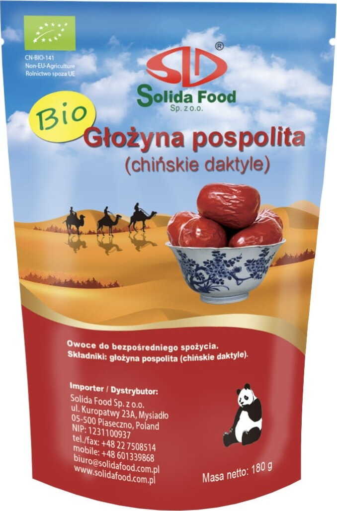 Jujube séché BIO 180 g - SOLIDA FOOD