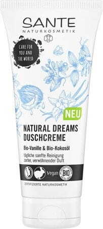 Crème de douche écologique vanille et huile de coco Natural Dreams 200 ml - SANTE