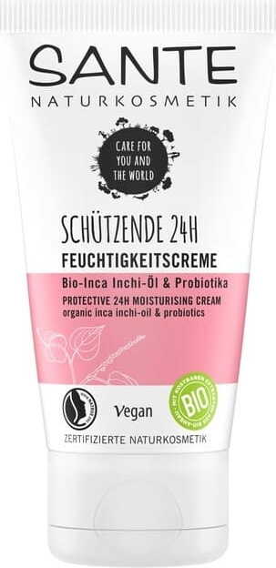 Crème visage hydratante et protectrice à l'huile d'inca inchi et éco probiotiques 50 ml - SANTE