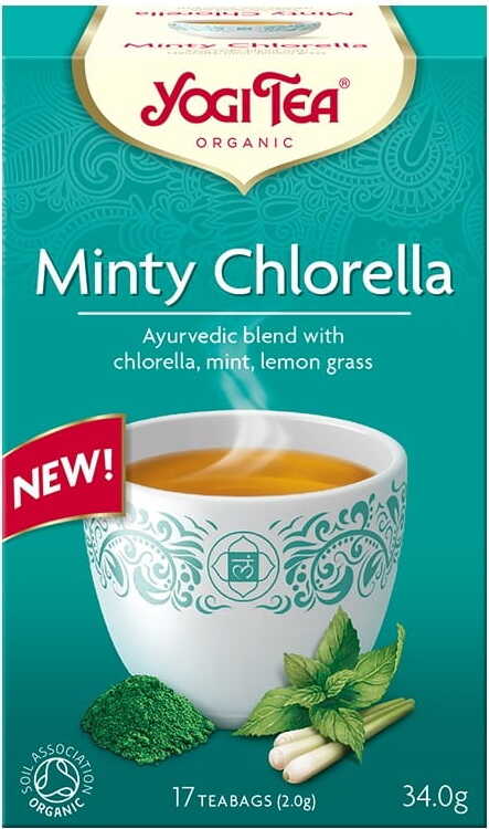 Thé à la menthe à la chlorelle BIO (17 x 2 g) 34 g - YOGI TEA