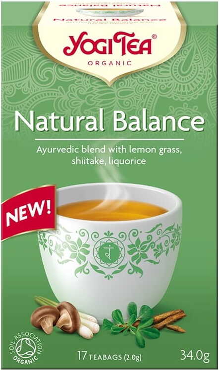 Tisane équilibre naturel au shiitake BIO (17 x 2 g) 34 g - YOGI TEA