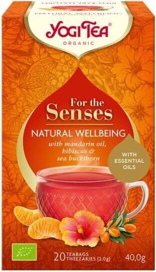 Thé des sens pour le bien-être BIO (20 x 2 g) 40 g - YOGI TEA