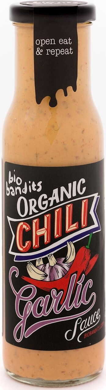 Sauce à l'ail au piment BIO 250 ml - BIO BANDITS