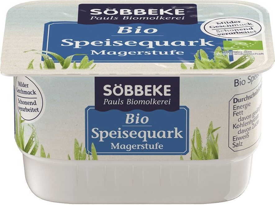 Fromage cottage à teneur réduite en matière grasse BIO 250 g - SOBBEKE