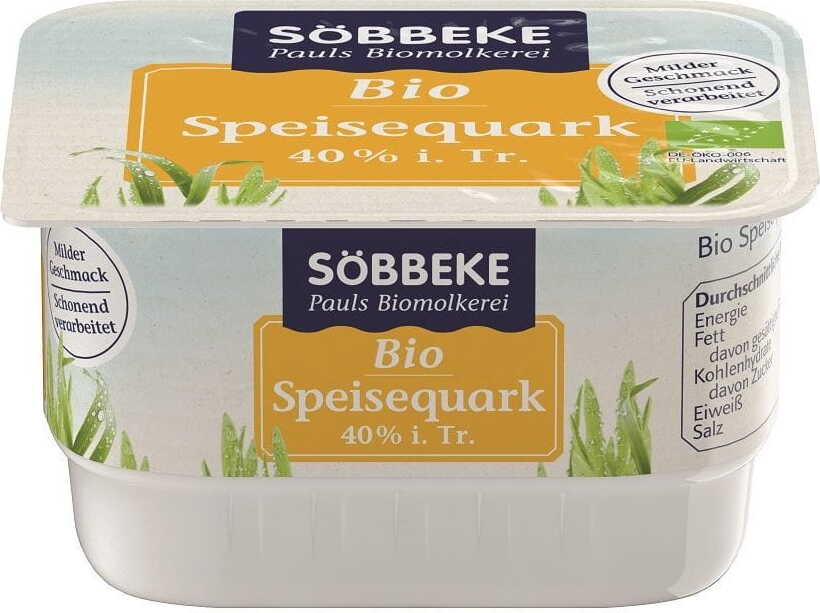 Fromage cottage (40% matière grasse sèche) BIO 250 g - SOBBEKE