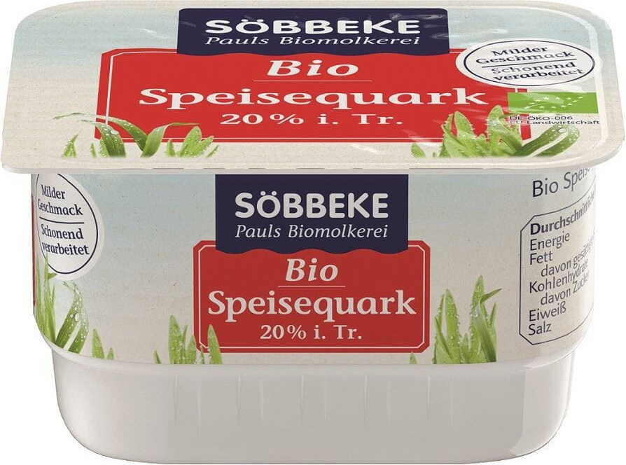 Fromage cottage (20% de matière grasse sur sec) BIO 250 g - SOBBEKE