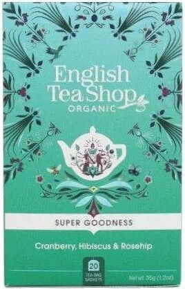 Tisane Hibiscus à l'églantier (20x1.75) BIO 35 g ENGLISH TEA SHOP