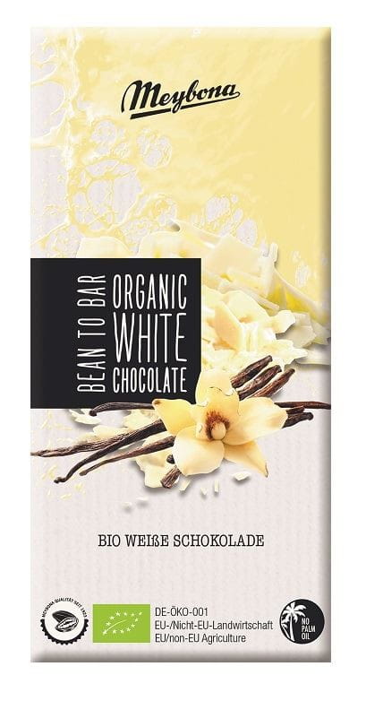 Chocolat blanc BIO 100 g - MEYBONA