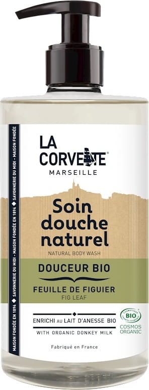 Gel douche hydratant feuille de figuier eco-responsable 500 ml - LA CORVETTE