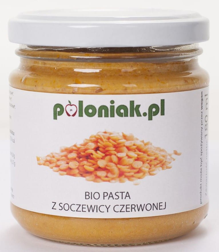 Pâte de lentille corail BIO 160 g - POLONIAK