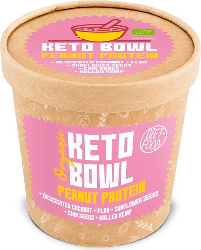 Keto bowl bouillie alternative au goût de noix de coco BIO 70 g DIET FOOD