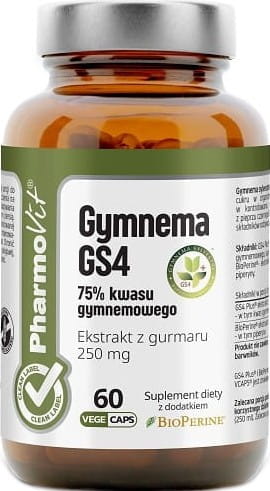 Gymnema 60 gélules 2118 g - PHARMOVIT