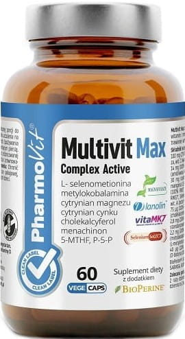Multivitamines 60 gélules 3542 g - PHARMOVIT