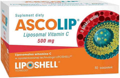 Vitamine C liposomale 500 mg Vitamine C liposomale 30 sachets de 5 g, arôme cerise ASCOLIP