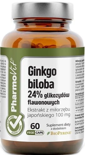 Ginkgo du Japon 60 gélules 1998 g - PHARMOVIT