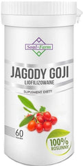 Baies de goji lyophilisées 670 MG 60 gélules - SOUL FARM