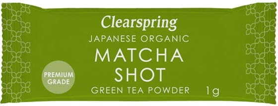 Matcha japonais premium grande en poudre BIO 30 x 1g CLEARSPRING