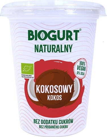 BIOGURT alternative végétalienne au yaourt à la noix de coco fermentée BIO 400 g BIOGURT