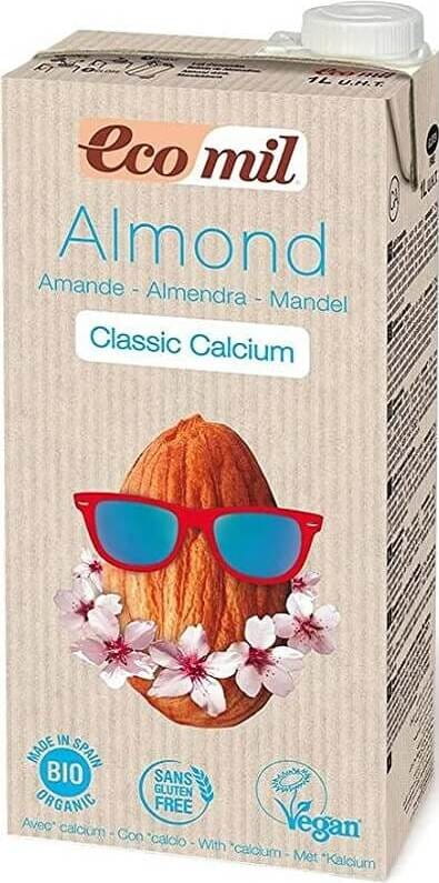 Boisson classique aux amandes au calcium BIO 1000 ml ECOMIL