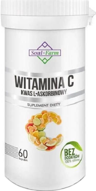 Vitamine C (L - Acide ascorbique) 800 MG 60 gélules - SOUL FARM