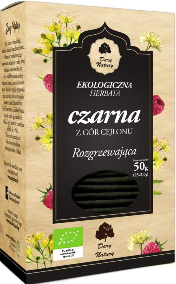 Thé noir chauffant BIO (25 x 2 g) - CADEAUX DE LA NATURE