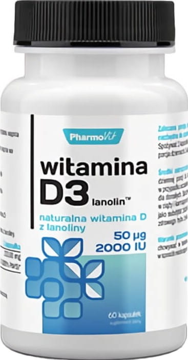 Vitamine D3 50 µg / 2000 et 120 gélules PHARMOVIT