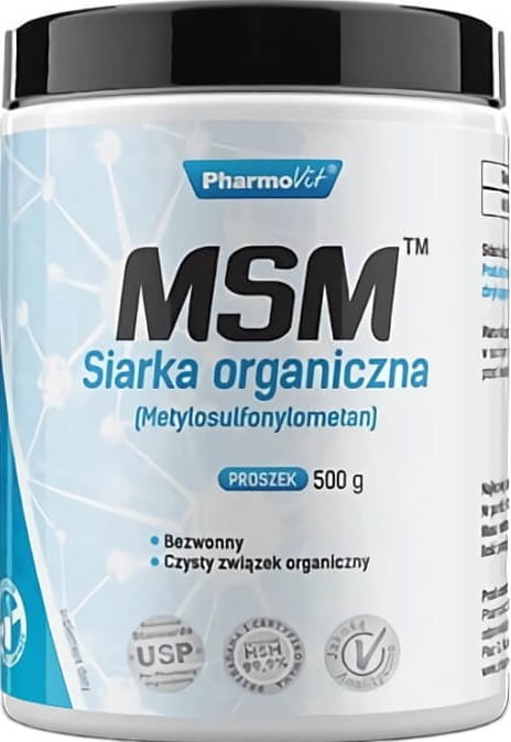 Soufre organique MSM 250 portions 500g PHARMOVIT