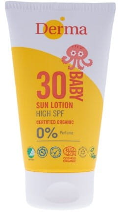 Lait solaire enfant SPF30 BIO 150 ml DERMA