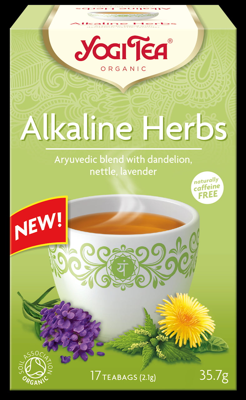 Tisane alcaline aux herbes (pissenlit lavande) BIO (17 x 21 g) 357 g - YOGI TEA