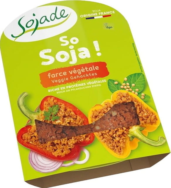 Produit végétalien à base de soja A'LA viande sans gluten BIO 200 g - SOJADE