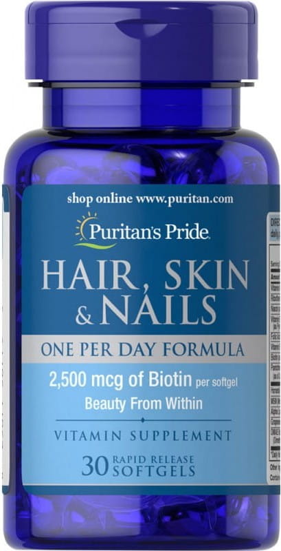 Cheveux peau ongles cheveux peau ongles 30 gélules PURITAN'S PRIDE