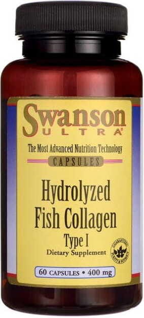 Type de collagène de poisson hydrolysé et type de collagène de poisson hydrolysé et 400mg 60 capsules SWANSON