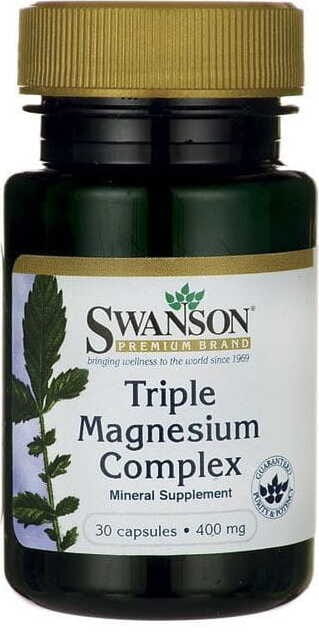 Complexe magnésium triforme 400mg complexe triple magnésium 30 gélules SWANSON