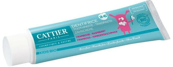 Dentifrice au goût framboise pour enfant 2 - 6 ans ECO 50 ml - CATTIER