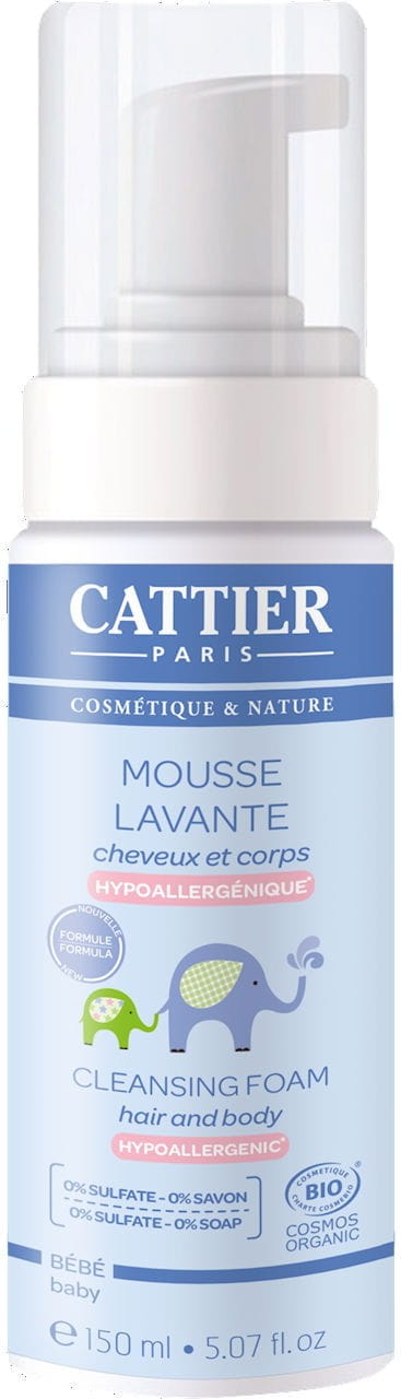 EKO mousse lavante corps et cheveux enfant 150 ml - CATTIER