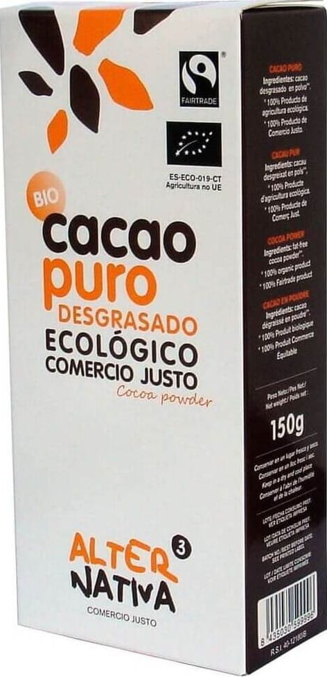 Poudre de cacao BIO équitable 150 g - ALTERNATIVA