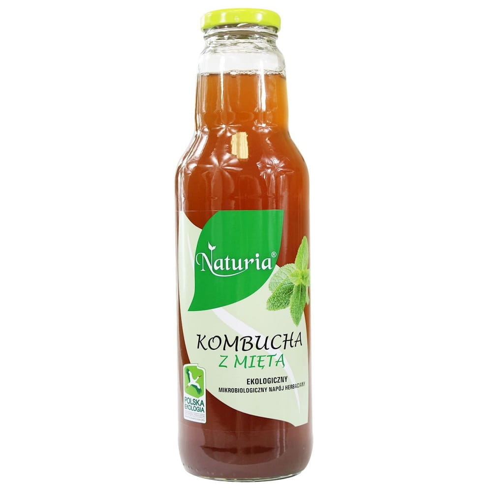 Kombucha à la menthe BIO 750 ml - NATURIA