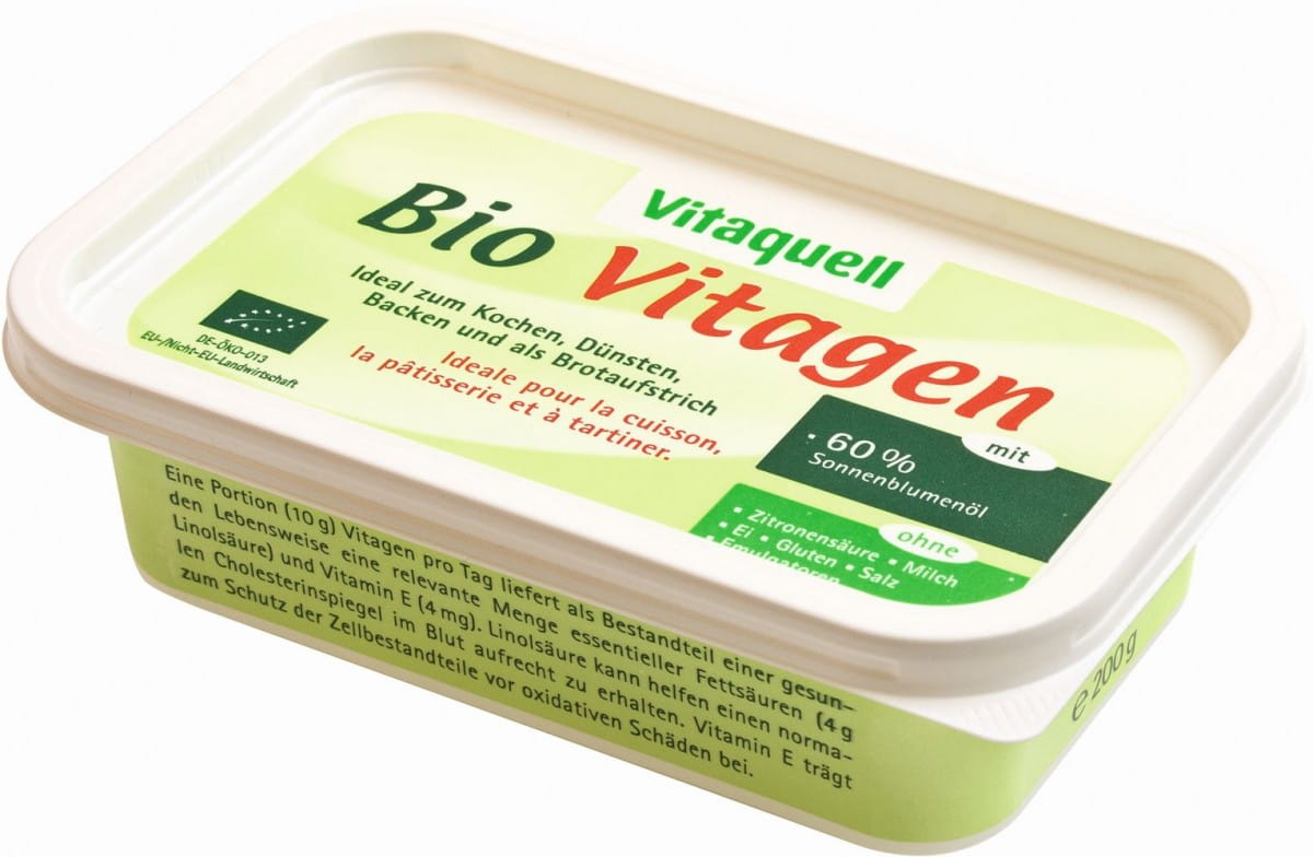Margarine vitagène BIO 200 g - VITAQUELL