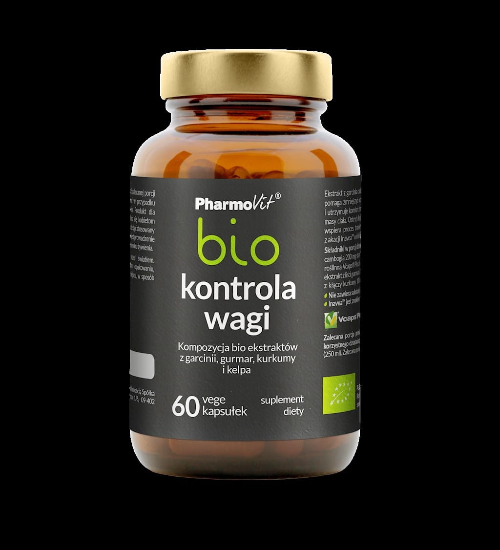 Gélules pour le contrôle du poids BIO 60 pièces (33 g) - PHARMOVIT