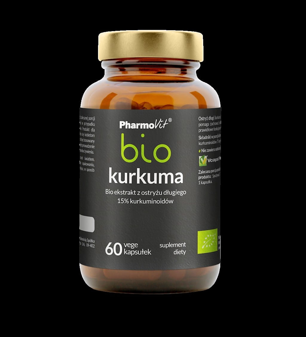 Extrait de curcuma BIO 60 gélules 36 g - PHARMOVIT