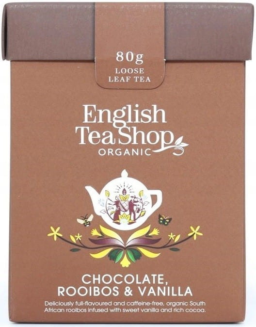 Thé en vrac chocolat rooibos vanille BIO 80 g ENGLISH TEA SHOP