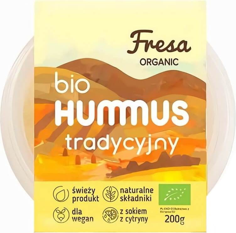Houmous Traditionnel BIO 200 g - FRESA ORGANIC